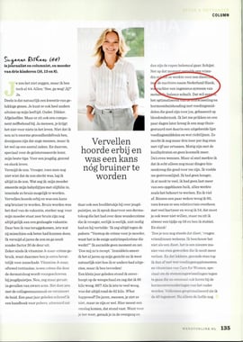 Nederland Slank in Wendy magazine